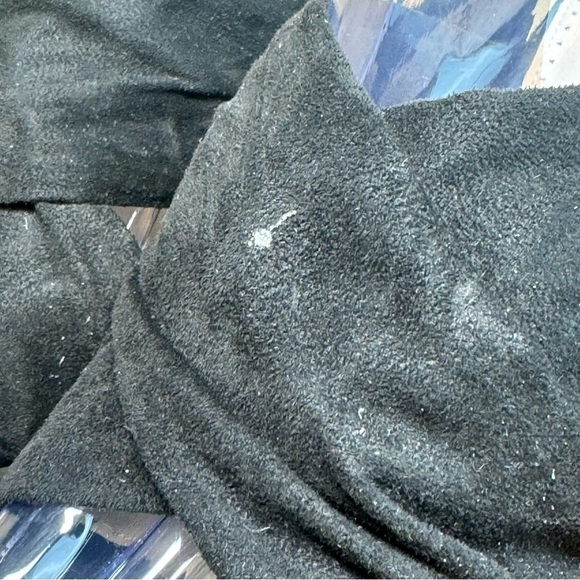 Adrienne Vittadini Genie Crossover Sandal in black microsuede - Picture 6 of 16